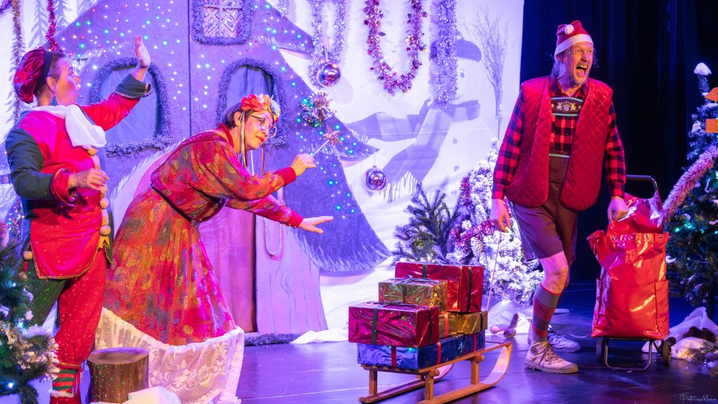 COMPAGNIE DESSOUS DE SCENE LA VERITABLE HISTOIRE VRAIE DU SAPIN DE NOËL JEUNE PUBLIC SPECTACLE NOËL