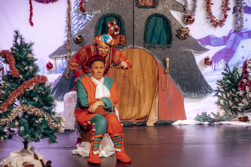COMPAGNIE DESSOUS DE SCENE JEUNE PUBLIC LA VERITABLE HISTOIRE VRAIE DU SAPIN DE NOËL SPECTACLE NOËL