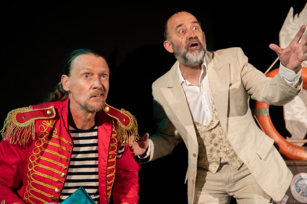 DESSOUS DE SCENE BATAILLE NAVALE JEAN MICHEL RIBES SPECTACLE TOUT PUBLIC