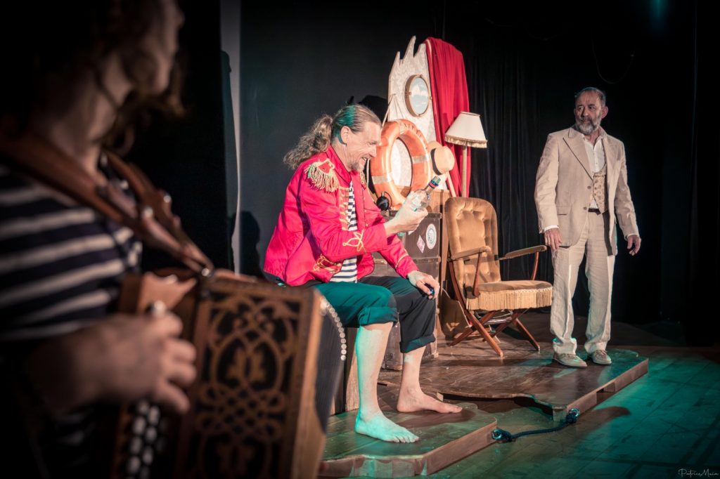 DESSOUS DE SCENE BATAILLE NAVALE JEAN MICHEL RIBES SPECTACLE TOUT PUBLIC