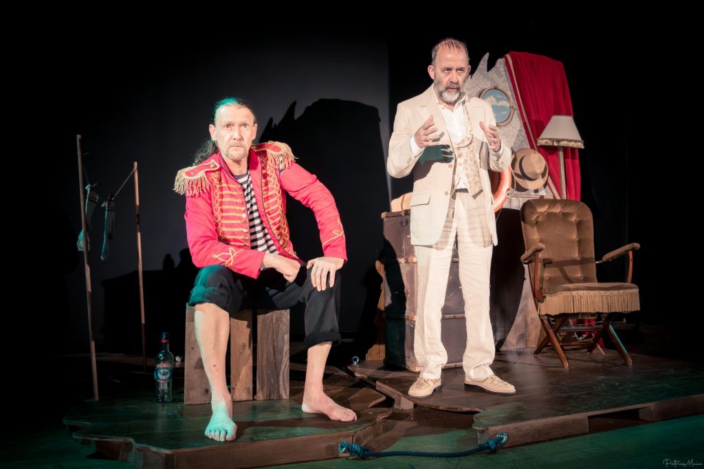 DESSOUS DE SCENE BATAILLE NAVALE JEAN MICHEL RIBES SPECTACLE TOUT PUBLIC