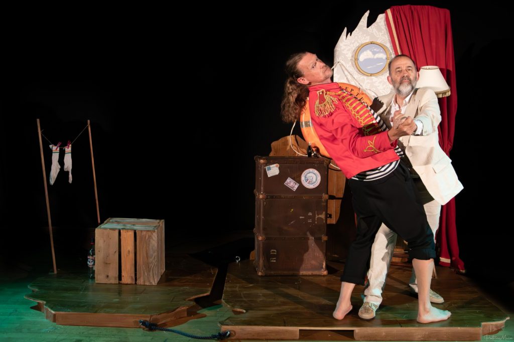 DESSOUS DE SCENE BATAILLE NAVALE JEAN MICHEL RIBES SPECTACLE TOUT PUBLIC